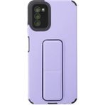Ototechparca Samsung Galaxy A03S Kılıf Mega Standlı Silikon - Lila - Çok Renkli