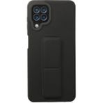 Ototechparca Samsung Galaxy A22 Kılıf Mega Standlı Silikon - Siyah - Çok Renkli
