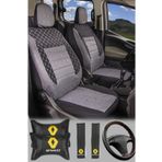 ototoptann Renault Broadway Koltuk Kılıfı Renault Broadway Dikmeli Direksiyon Kılıfı Oto Koltuk Kılıfı
