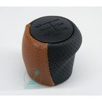 otovista Fiat Punto ve Linea Deri Vites Topuzu (2006-2017) Taba-Siyah Model