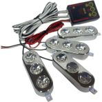 Otovo Güçlü 3x4 LED Çakar Lambası Sarı Beyaz 12-24V - Renkli