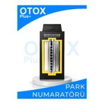 Otox Park Telefon Numaratörü | Premium Metal | Gizlenebilir Araç İçi Park Numarası | Manyetik Numaralı Dashboard Telefon Kartı