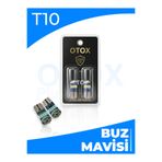 Otox T10 | BUZ MAVİSİ ( ICE BLUE ) | Canbus | LED Park Ampulü 6000K BUZ MAVİSİ – Plakalık & Tavan Aydınlatma Uyumlu (2’li Set)