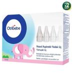 Otribebe 10'lu Nazal Aspiratör Yedek Ucu Yumuşak Uç Bebek Dostu Ergonomik Tasarım