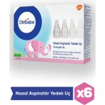 Otribebe Nazal Aspiratör Yedek Ucu 10'lu Yumuşak Uç 6 Adet Bebek Dostu Temizleme Yardımcı