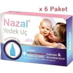 Otribebe Nazal Burun Aspiratör Uyumlu Yedek Uç 6 Kutu *72 Adet Nazal 6