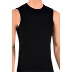 Öts Erkek Atlet Sıfır Kol (%96 Pamuk - %4 Elastan) - Siyah - XL