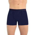 Öts Erkek Boxer Desenli (%96 Pamuk -%4 Elastan), Renkli, M