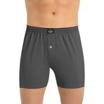 Öts Erkek Boxer Düğmeli, Süprem Kumaş (%100 Pamuk), Füme, M