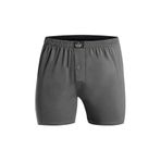 Öts Erkek Boxer Düğmeli, Süprem Kumaş (%100 Pamuk), Gri, M
