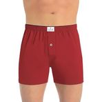 Öts Erkek Boxer Düğmeli, Süprem Kumaş (%100 Pamuk), Kırmızı, XXL