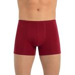 Öts Erkek Boxer İnce Bel Lastikli (%47 Modal -%47 Pamuk -%6 Elastan), Bordo, L