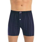 Öts Erkek Boxer Poplin Kumaş (%100 Pamuk), Lacivert, M