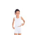 ÖTS Erkek Çocuk Atlet ve Boxer Takımı - %100 Pamuk Kumaş, Esnek Kalıp, Ultra Yumuşak Yapı ve Kaliteli Çocuk İç Giyim, Rıbana Dokuma, Günlük Kullanıma Uygun, (Beyaz Atlet & Boxer, 3-4 Yaş)