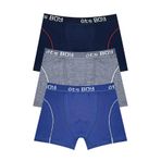 Öts Erkek Çocuk Boxer 3'lü Baskılı (%96 Pamuk -%4 Elastan), 7264-3, Renkli, 5-6 Yaş