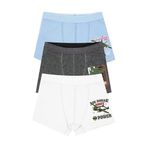 Öts Erkek Çocuk Boxer 3'lü Baskılı (%96 Pamuk -%4 Elastan), 7394-3, Renkli, 1-2 Yaş