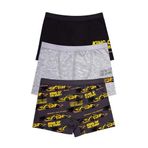 Öts Erkek Çocuk Boxer 3'lü Baskılı (%96 Pamuk -%4 Elastan), 7710-3, Renkli, 5-6 Yaş