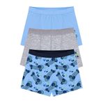 Öts Erkek Çocuk Boxer 3'lü Baskılı (%96 Pamuk -%4 Elastan), 7716-3, Renkli, 3-4 Yaş
