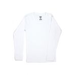 Öts Erkek Çocuk T-Shirt Uzun Kollu T-Shirt Ribana Body (%100 Pamuk) - Beyaz - 3 - 4 Yaş