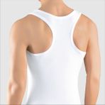 ÖTS Erkek Likralı Sporcu Atlet %96 Pamuk - %4 Elastan - L - Beyaz