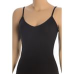 Öts Kadın Atlet Ip Askılı V Yaka (%96 Pamuk - %4 Elastan) - XL - Siyah