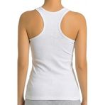 Öts Kadın Atlet Sporcu Kesim Fitilli (%96 Pamuk -%4 Elastan), Beyaz, XL