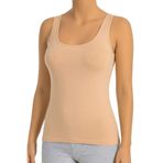 Öts Kadın Görünmez Atlet Kalın Askılı Invisible Fit (%96 Micro Modal -%4 Elastan), Ten, M