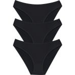 Öts Kadın Külot 3'lü (%47 Modal - %47 Pamuk - %6 Elastan) - XL - Siyah