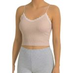 Öts Kadın Pamuklu Sütyen İp Askılı Fitilli Ergonomik Toparlayıcı (3128) - XL - Vizon