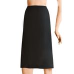 Öts Kadın Uzun Astar Jüpon Kombinezon, İnce Bel Lastikli (%95 Mikro Polyester -%5 Elastan), Ten, M