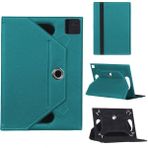 Ottawe Microsoft Surface Pro 6 12.3'' Inç Universal 360° Döner Standlı Kapaklı Koruyucu Tablet Kılıfı - Turkuaz