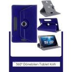 Ottawe Probook PRBT111 10.1'' Inç Universal 360° Döner Standlı Kapaklı Koruyucu Tablet Kılıfı - Lacivert