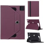 Ottawe Xiaomi Pad 6s Pro 12.4'' Inç Universal 360° Döner Standlı Kapaklı Koruyucu Tablet Kılıfı - Mor