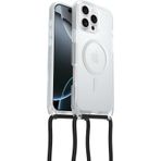 OtterBox iPhone 16 Pro Max Uyumlu MagSafe'li React Kolye Kılıfı, Ayarlanabilir ve Çıkarılabilir Cep Telefonu Zincirine Sahip Ultra İnce, Koruyucu Kılıf, Şeffaf