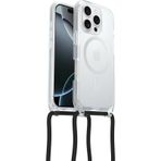 OtterBox iPhone 16 Pro Uyumlu MagSafe'li React Kolye Kılıfı, Ayarlanabilir ve Çıkarılabilir Cep Telefonu Zincirine Sahip Ultra İnce, Koruyucu Kılıf, Şeffaf