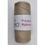 Otto %100 Polyester Örgü İpi - Çanta ve Makrome İpi - Açık Bej
