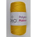 Otto %100 Polyester Örgü İpi - Çanta ve Makrome İpi - Sarı