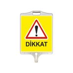 OTTO-9304 Dikkat Uyarı Tabelası (Çift Taraflı)