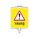 OTTO-9309 Yavaş Uyarı Tabelası (Tek Taraflı)