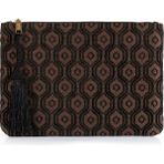 Otto Angelino Otantik Tasarım Kadın El Çantası Clutch - Tarçın