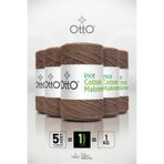 Otto İnce Cotton Makrome - Bal Köpüğü - 5'li Paket - 2mm/200gr/170m - Pamuk Makrome, Aksesuar ipi