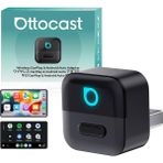 Ottocast Mini Pico Android ve Apple Cihazlar Için Wireless/kablosuz Android Auto ve Carplay Adaptörü (Wi-Fi 6,bt5.4,fota Upgrade)