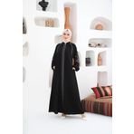 Ottoman Abaya Kadın Siyah Ferace