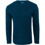 Ottomoda Erkek V Yaka Kazak Lacivert Regular Fit Pamuklu, OT-KZK-20007 - Mavi