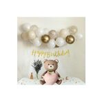 Oturan Kalp Folyolu Ayi Zincir Balon Set