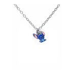 Oturan Mor Stitch Kolye – Unisex, Renkli Ve Sevimli Tasarım