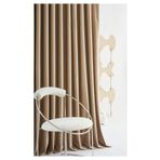 Oturma Odası için Karartma Perdeleri, 2 Parçalı Set, 132G x 214H cm, Haki Düz Renk Pencere Perdeleri, Çocuk Odası için Cepli Işık Engelleme ve Gizlilik