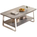Oturma Odası ve Ofis için Minimalist Sehpa Geniş 140 cm x 59 cm Üst Ayarlanabilir Ayaklar Modern Orta Masa Beyaz Kaplama Yurtlar ve Küçük Alanlar için Mükemmel