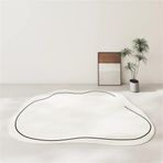Oturma Odası ve Yatak Odası için Süper Yumuşak Kabarık Peluş Büyük Boy Alan Halı 71"x99" Ev Dekoru için Shaggy Halı