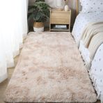 Oturma Odası ve Yatak Odası için Süper Yumuşak Shaggy Halı Kaymaz Yıkanabilir Çocuk Odası Koridor ve Mutfak için Modern Alan Halısı Bej 200x300 cm